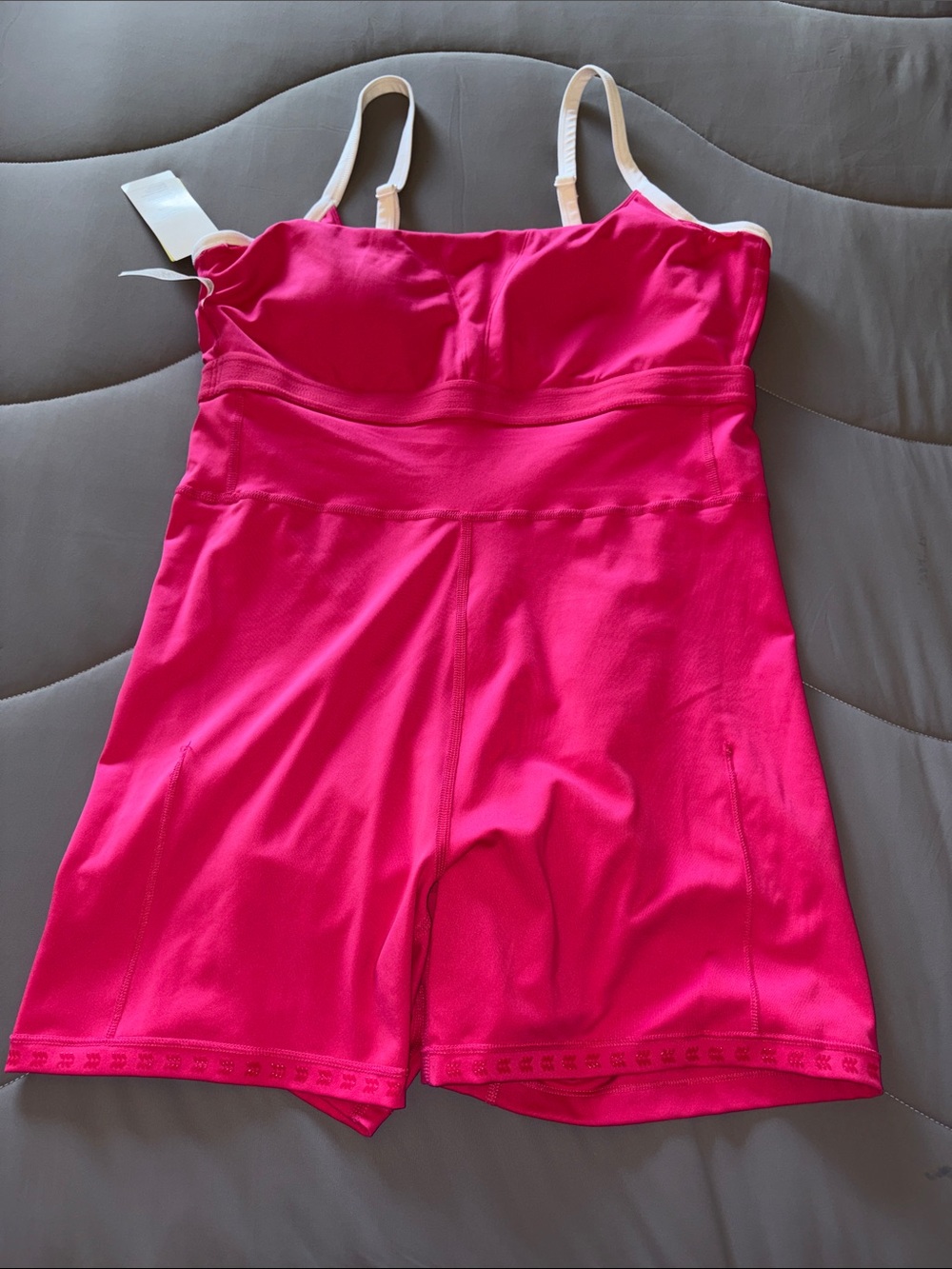 All in Motion Women's Bright Pink Everyday Soft Dress with White Trim BNWT XXL - Picture 6 of 11